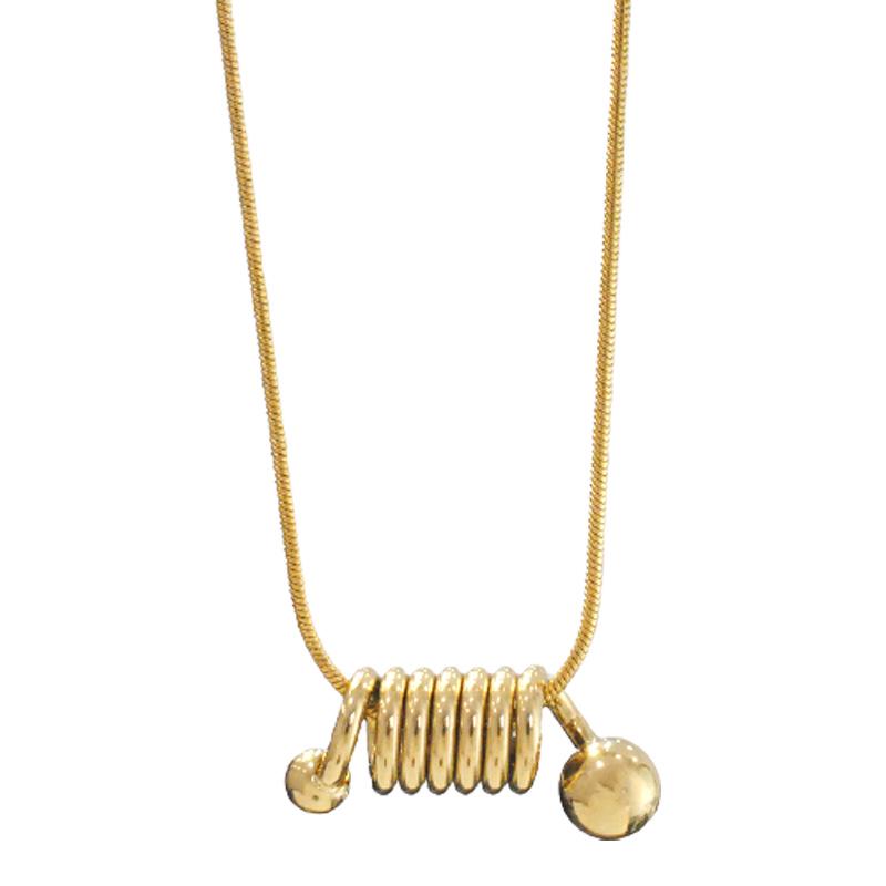

Геометрическое Минималистичное Золотое Колье-Подвеска для Женщин: Трендовый, Простой, Элегантный Дизайн