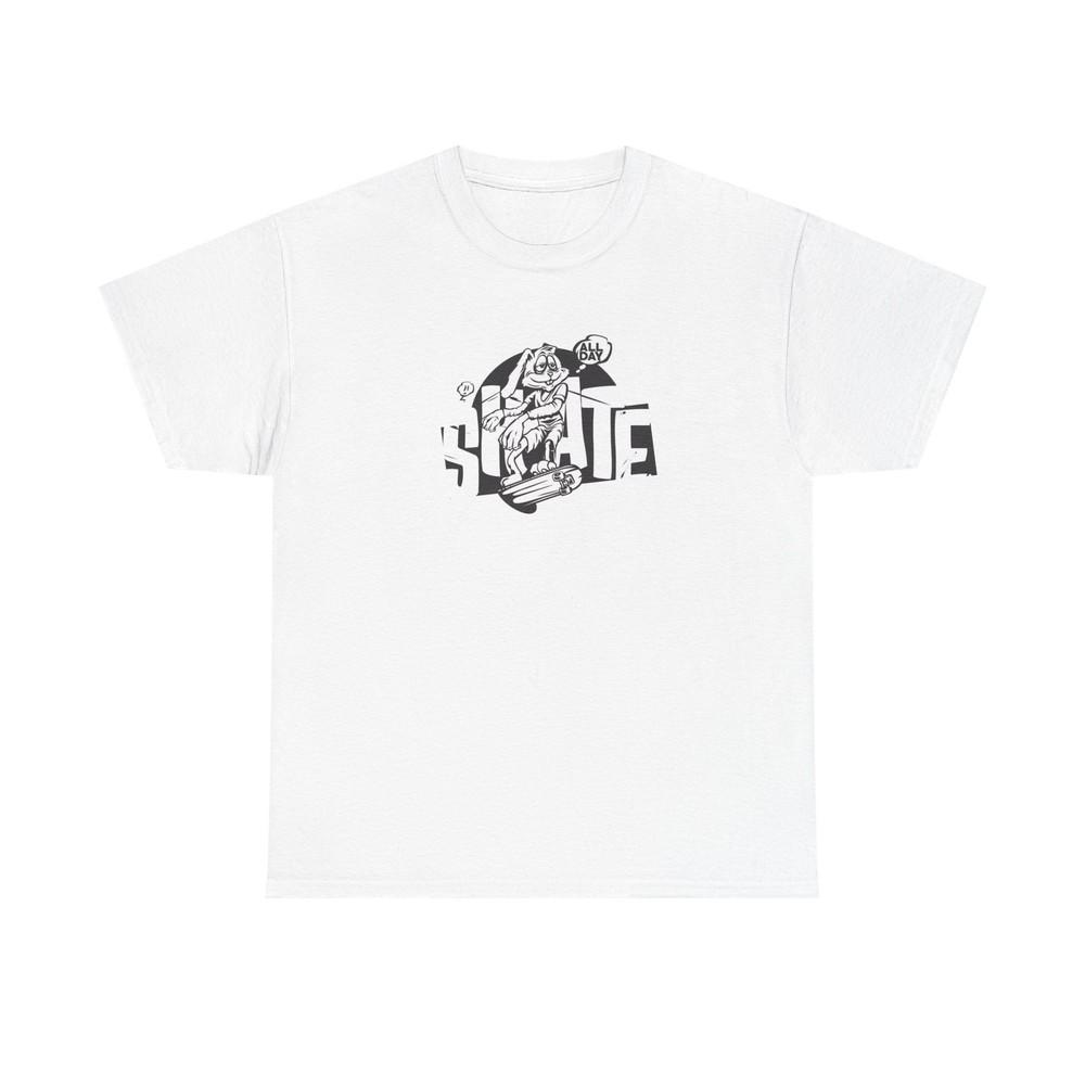 Skate All Day Graphic T Shirt Unisex Heavy Cotton Tee Unisex T-Shirt S