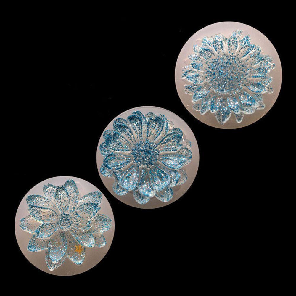 

3D Resin Jewelry Making Tool Handmade Crafts Flower Moulds Silicone Lotus Mold Crystal Glue