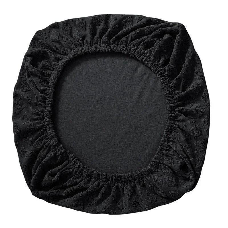 

1pc Spandex Elastic Office Chair Cover Jacquard Seat Covers Pineapple Lattice Fleece Slipcover Elastic Computer Seat Protector