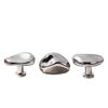 French Luxury Bright Silver Handle Modern Minimalist Wardrobe Door Drawer Cabinet New Chinese Furniture Single-hole Handle