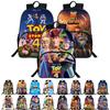 Cartoon Print Backpack For Kids Versatile School Bag With Cute Design And Spacious Capacity