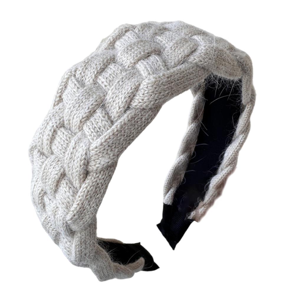 Fashionable Wide Braided Headbands for Women Stylish Headwear Casual Hair Accessories Headpieces for Party Work