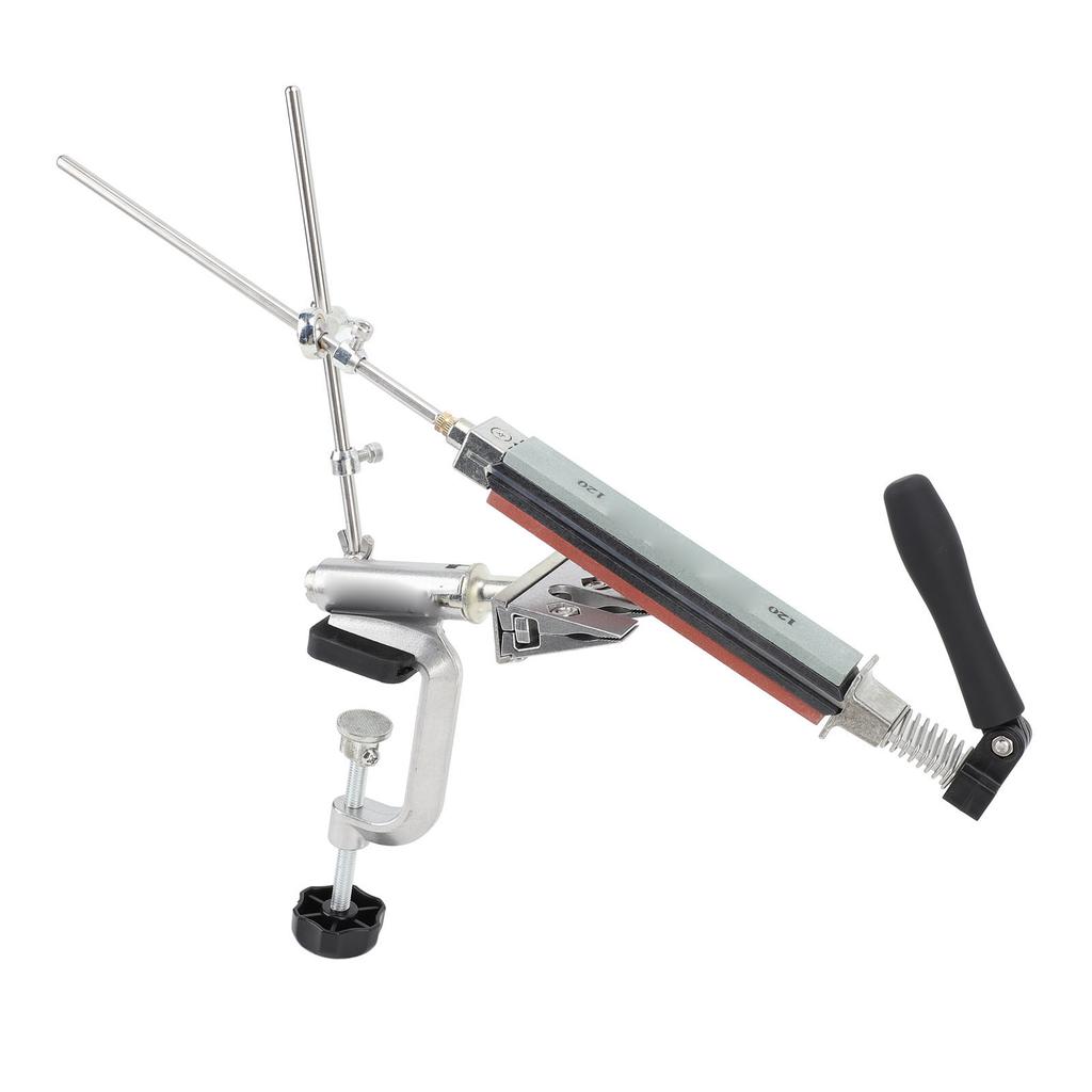 Knives Sharpener Stone 120 320 600 1500 1000 6000 Grit Fixed Angle Flipable Design Knives Sharpening Kit for Kitchen