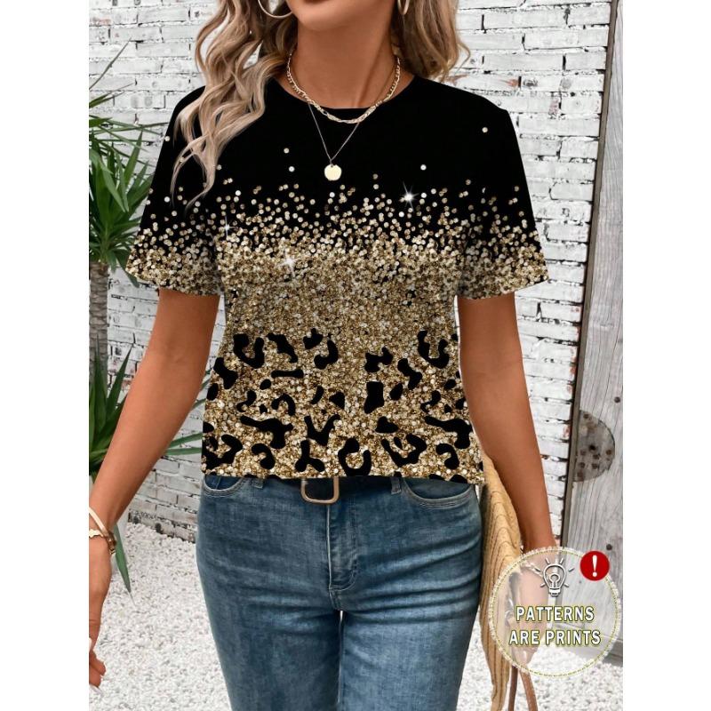 Heart Love Graphics T-Shirts Floral 3D Print Women's Casual Short Sleeves O-Neck T Shirt Y2k Harajuku Tees Tops