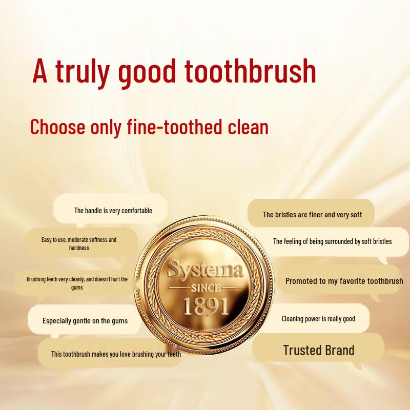Lion Fine Tooth Clean Ultra-Soft Bristle Toothbrush