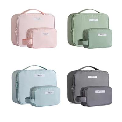 Tragbare Kosmetiktasche für Damen mit hohem Erscheinungsindex und großem Fassungsvermögen, dreidimensionale Aufbewahrungstasche für Make-up