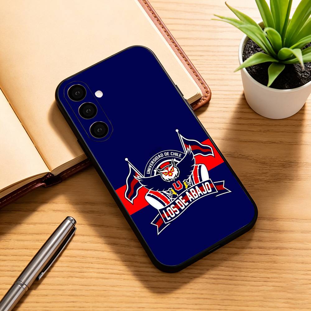 

Club U-Universidad de C-Chile Phone Case Black Silicone Soft For Samsung Galaxy A73,A72,A71,A70,A53,A52,A51 Samsung a72