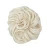 Păr postis pentru coc dezordonat, aspect natural, creț, gros, coc, scrunchies, extensii de păr Ponytail sintetice pentru femei cu elastic