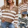 Women's Fashion Waist Collection Sleeve Knitting Women's  Knitted Sweater