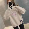 Plus Size Women's Velvet Thick Sweatshirt: Autumn/Winter Loose Fit, Slimming, & Fashionable