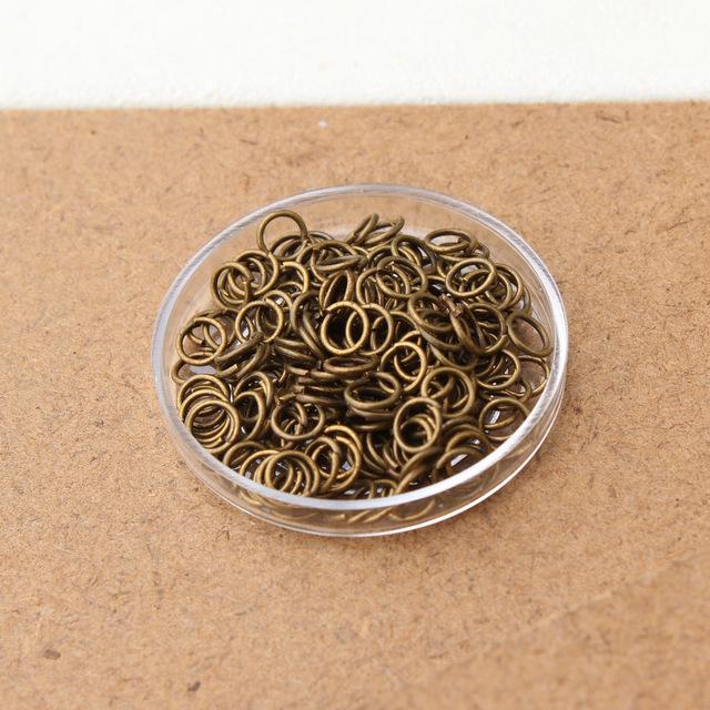 3-20Mm iron ring opening ring single ring manual connecting ring closed ring bracelet necklace connecting ring jewelry accessories