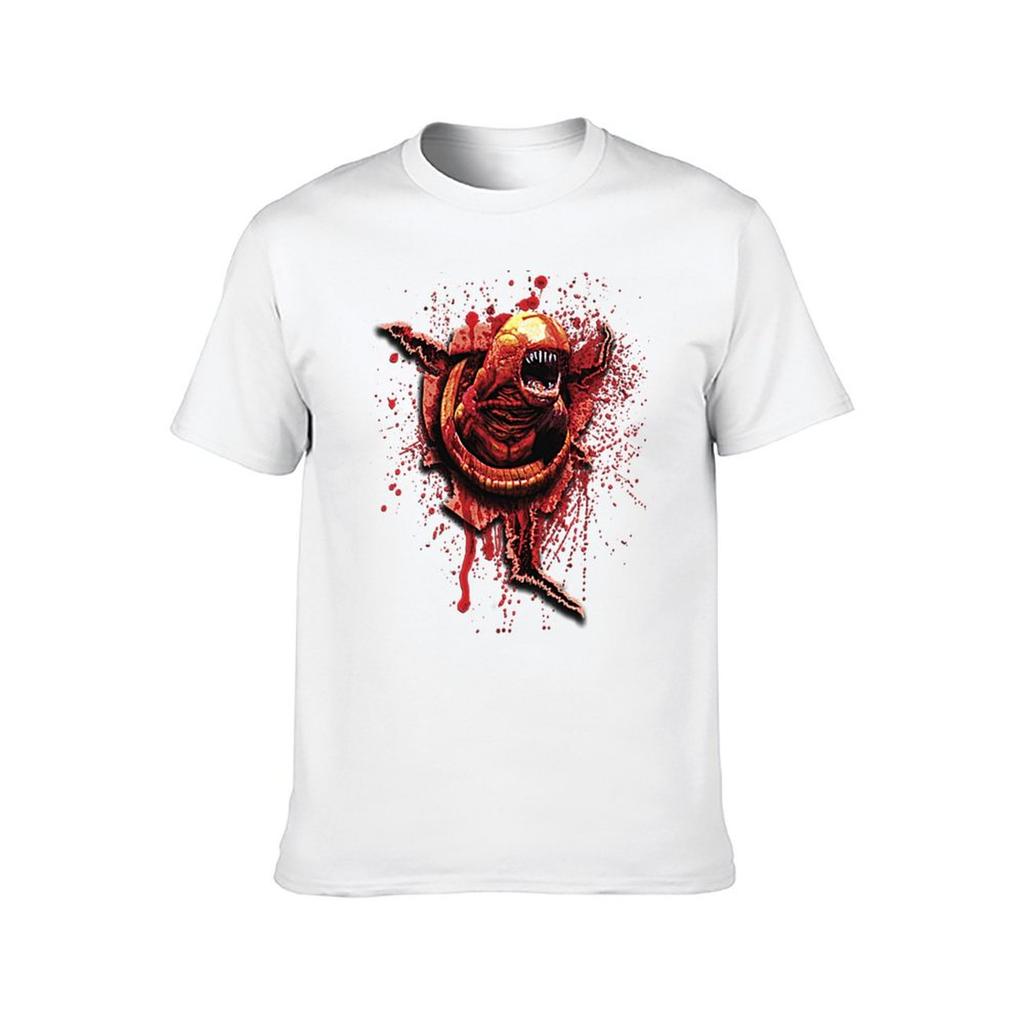 Chestburster Alien Xenomorph Sci Fi Horror T-Shirt Graphic T Shirts for Man T Shirt Man Designer T-Shirt