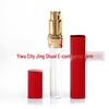 12ml Aluminum & Glass Square Refillable Perfume Tube in Lipstick Style