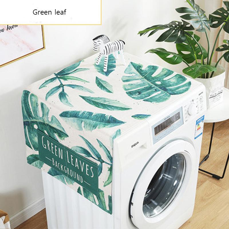 

Геометрический хлопок лен водонепроницаемый пылезащитные чехлы Чехлы для стиральной машины Органайзер для холодильника Пылезащитный чехол для холодильника Домашний декор лавадор