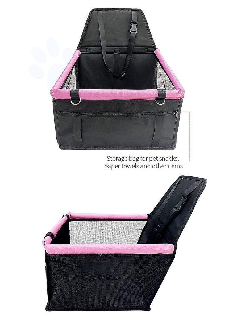 Pet Car Seat Pad: Safe Booster & Anti-Dirty Bed for Dogs & Cats