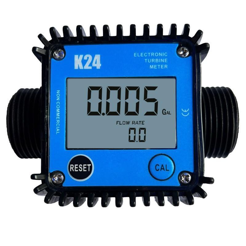 K24 Digital Electronic Turbine Flow Meter with Reset & Calibration – For Accurate Household Water Measurement
