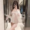 Women's Erotic Lingerie: Sexy Spring Pajama Shirt - Pure Desire Temptation