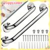 Stainless Steel Bathroom Grab Bar Handle -Slip-Resistant & Durable Safety Support for Seniors, Disabled, Injury Rehabilitation