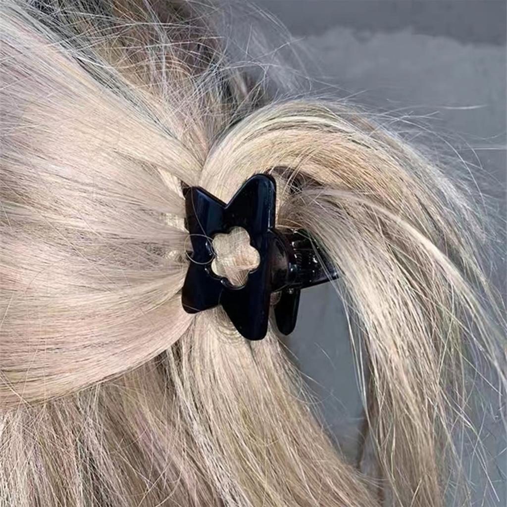 Star Hair Clips Sweet Hollow Star Hair Claw Barrettes Hair Catch Clamps Daily Wearing Party Accessories for Womens Girls