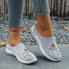 Easy Slip-On Lazy Slides Chinese Style Mesh Upper Shoes Spring Summer Outdoor Home Casual, Women Shoes(The Sizing Runs Big)