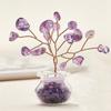 Crystal Crystal Wishing Tree Natural Crystal Tree Model Vase Crystal Tree  Office