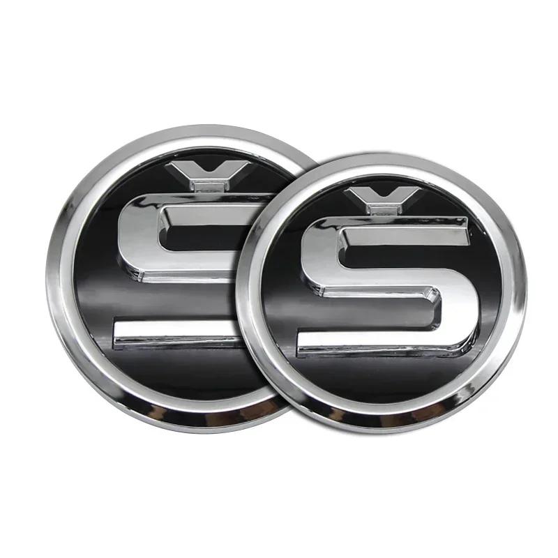 

Car Sticker 2025 New 2Pcs 80mm 90mm 3D Car Badge Badge Hood Front and Trunk Badge for Skoda S Fabia 1 2 Octavia a7 RS Superb Car 2pcs 80mm