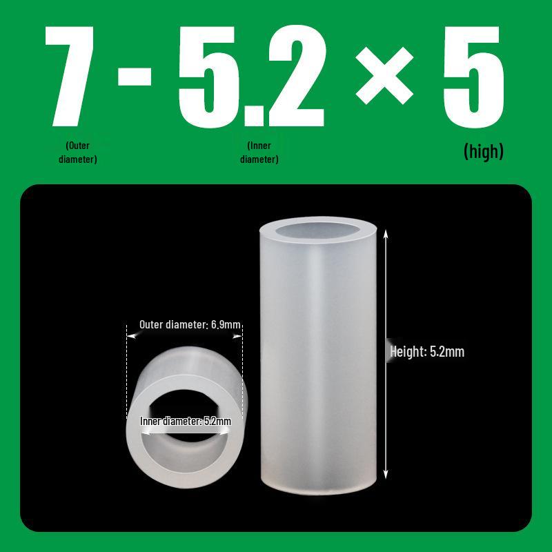 Nylon Insulating Spacer M4M5 Round Riser for LED Lamps and PCB Support