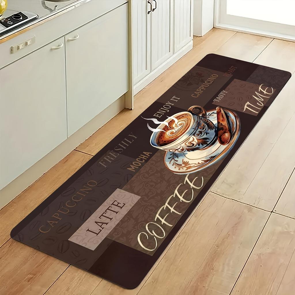 1PC Steampunk Fantasy Kitchen Rug Non-Slip Door Mat Pop Design Bathroom Rug Bath Mat Carpet for Home Sink Laundry Decor