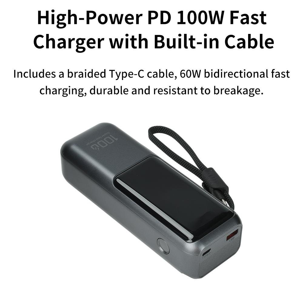 PD100W DIY Battery Charger Case Fast Charging for 4PCS 21700 Polymer 20000mA Battery Power Bank Box for Macbook Need Welding