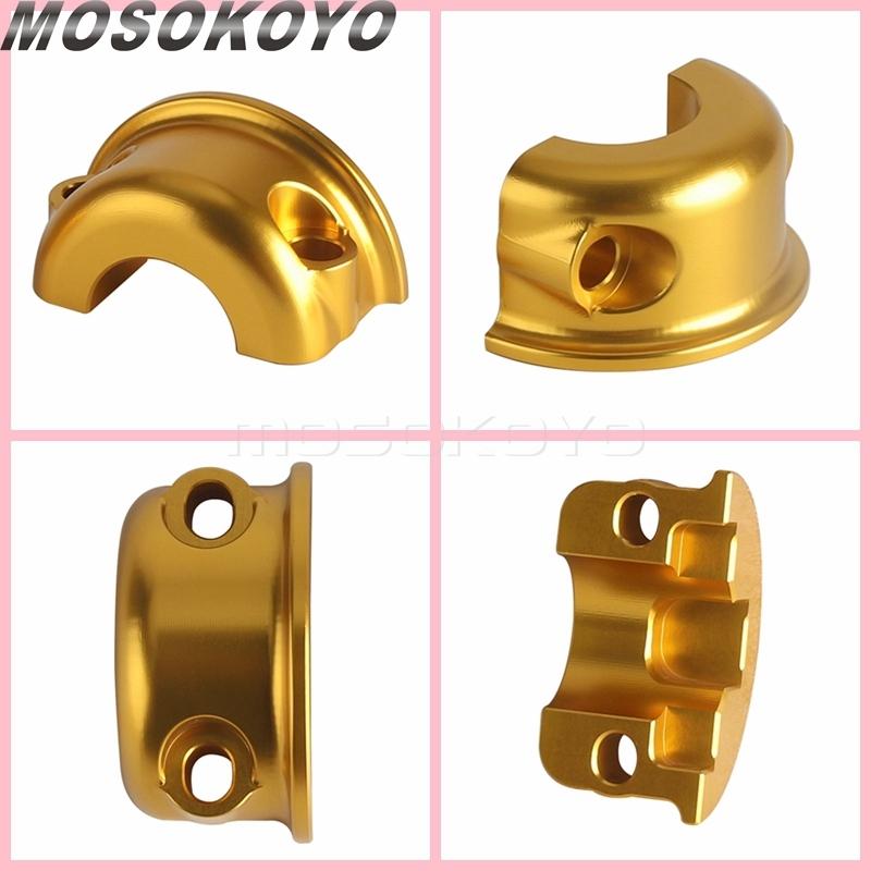 For Harley Dyna FXD Half Clamps Perch Clamp Master Cylinder Brake Clutch Control Bracket For Low Rider Fat Street Bob Wide Glide