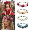 Bohemia Floral Headband Cloth Bridal Garland New Hair Bands  Birthday Party