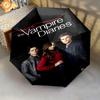 Blood Desire: Vampire Diaries Folding Umbrella Suitable for All Seasons 8 Paraphenoid Bones Umbrella Travel Umbrella