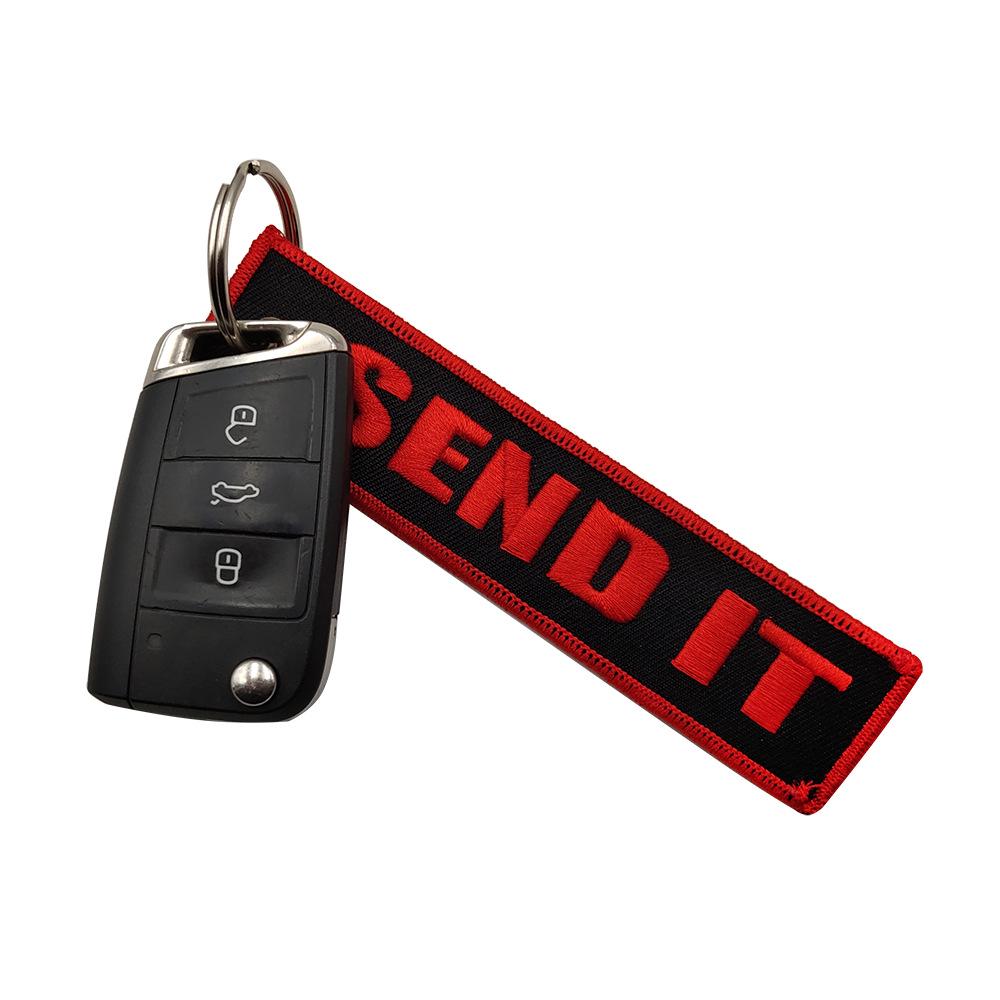 "Mama Says I'm Special" Embroidered Keychain - Car Key Accessory