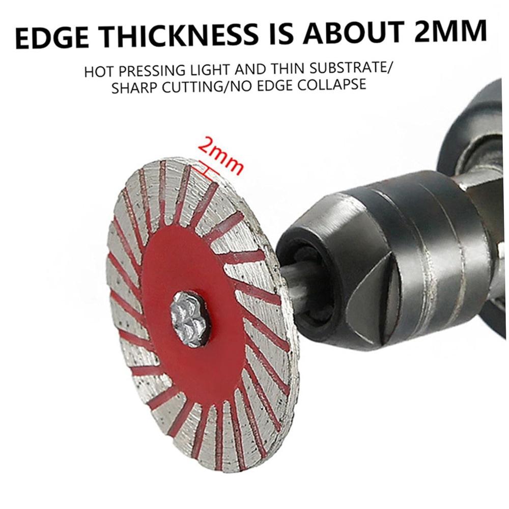 10-piece Pack Stone Carving 40mm Diamond Saw Blades Diamond Cutting Discs Cutting Wheel Blades Suitable For Granite, Marble, Ceramic And Tiles