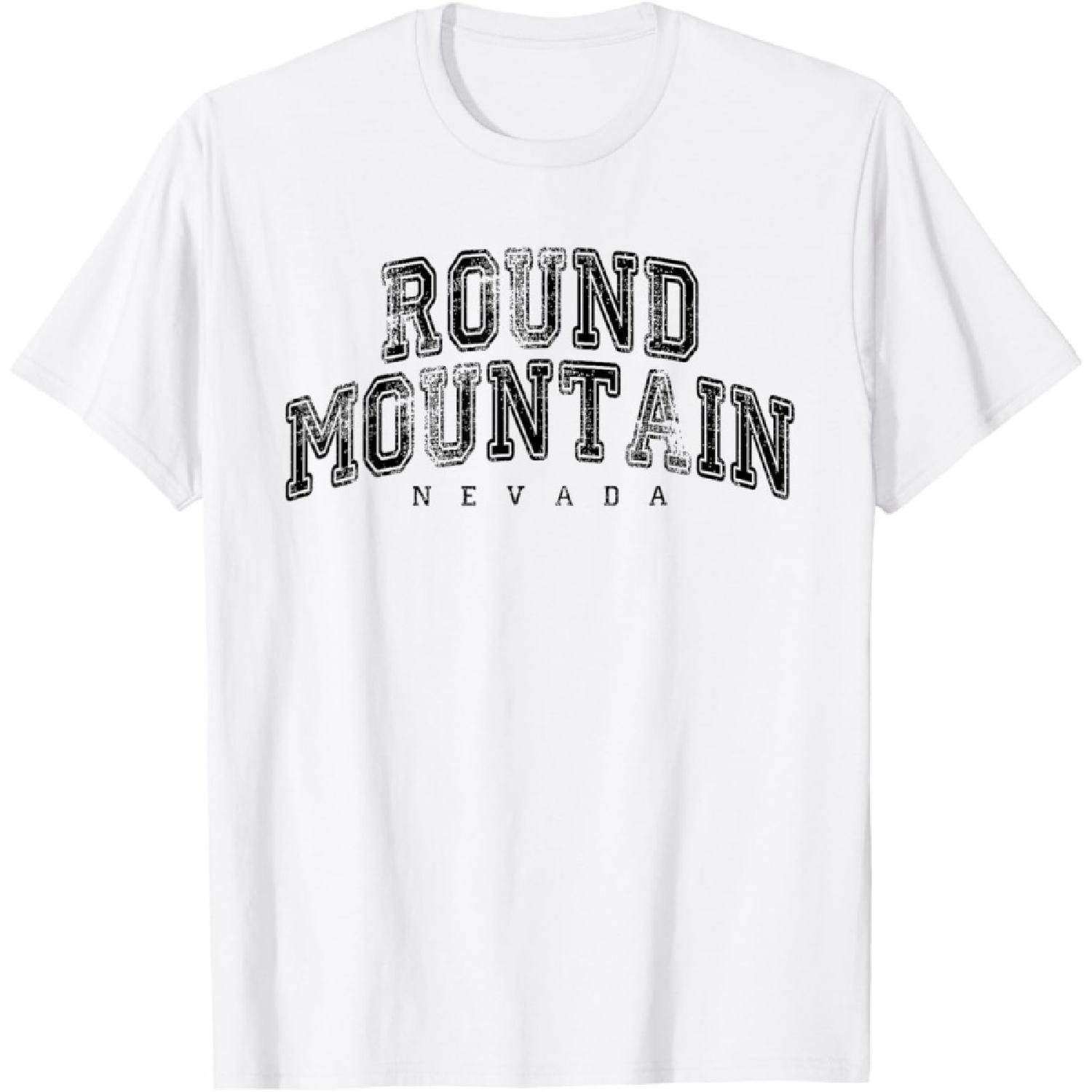 Round Mountain Nevada Vintage Retro US City State Travel T-Shirt S