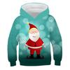 Kawaii Hoodies Christmas 3D Print Santa Snowmen Sweatshirts Boys Girls Hooded Pullovers Kids Fashion Oversized Hoodie Tracksuits