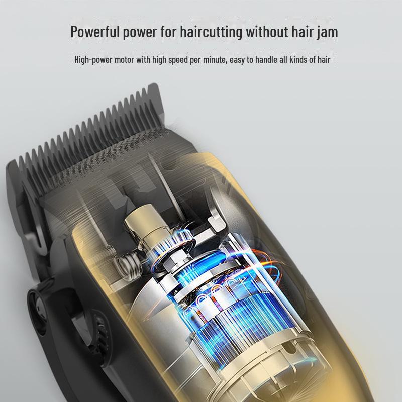 Men's 4-Piece Grooming Kit: Clippers, Razors, Nose Hair Trimmers, and Electric Hair Engraving Clippers