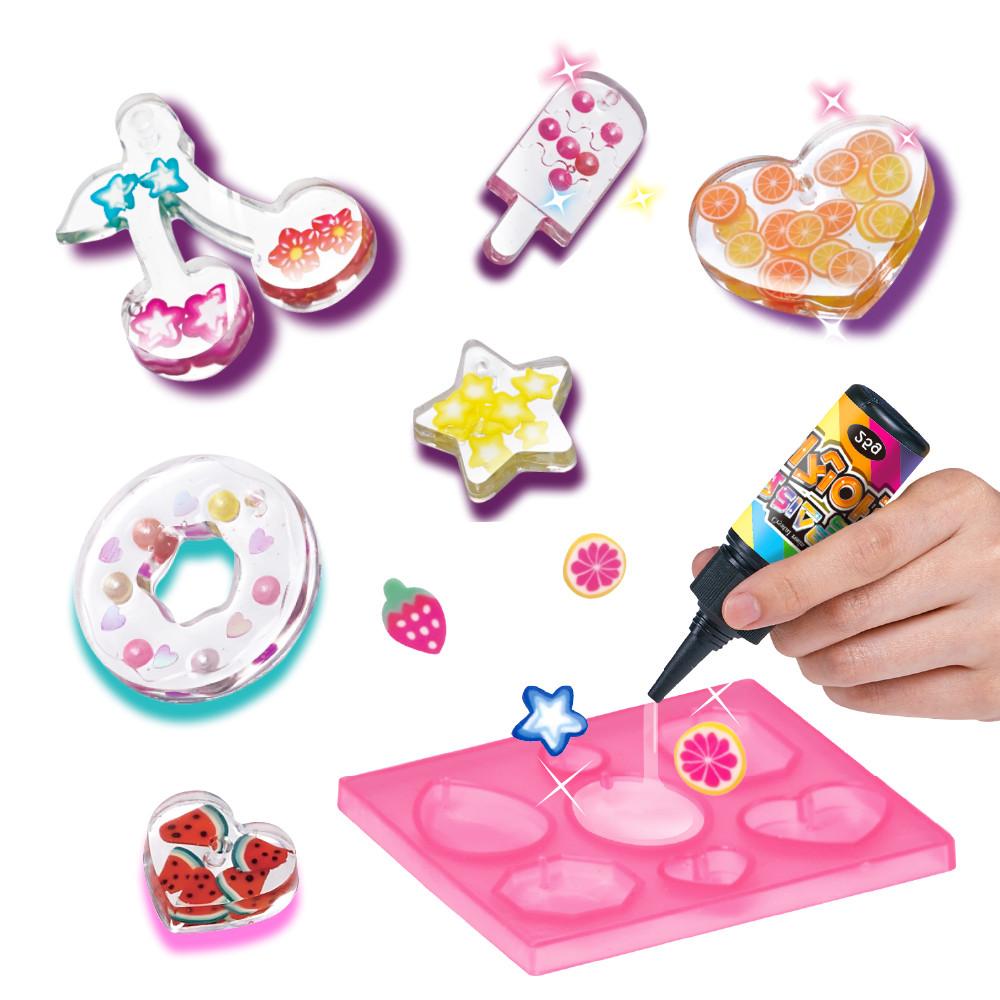 [Mimi World Official] Crystal Resin Art Refill Set, popular Korean character toys