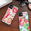 S-Strawberry-shortcake Girl For IPhone 16 13 15 11 12 14 Pro Max 15 16 Plus X XS MAX Matte Phone Cover