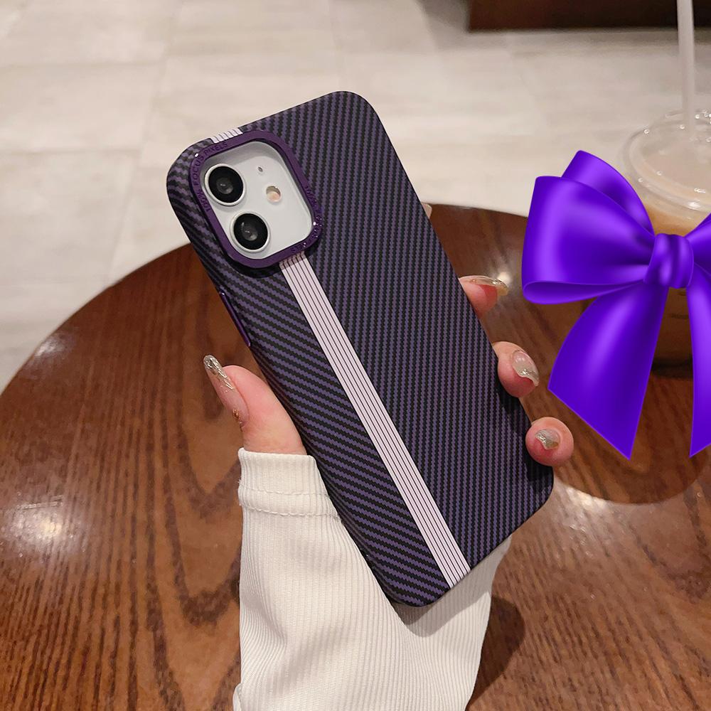 Carbon Fiber Phone Case for iPhone 11 12 13 14 15 16 17 Pro/ Pro Max Phone Back Cover Carbon Fiber Texture