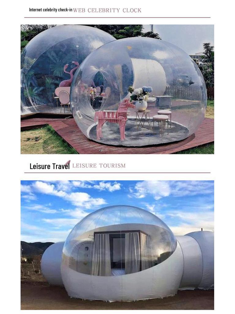 Transparent Inflatable Bubble Tent: Outdoor Starry Sky Room for Weddings, Birthdays, and Events