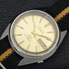 SEIKO 5 AUTOMATIC VINTAGE 7019A JAPAN MENS GOLDEN COLOR DIAL WATCH a702609-1 R209-a702609