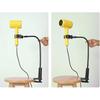 Dog Grooming Table Hair Dryer Arm Clamp Blow Dryer Stand Holder with 360Degree Neck Hands-Free Pet Grooming Accessories Pet Hair Dryer Holder