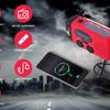 Outdoor Solar Hand-Crank Radio with Flashlight and Charger