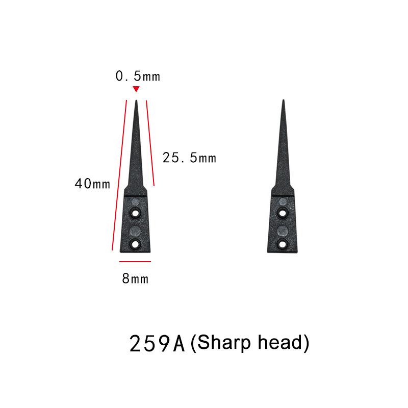 Precision Anti Static Esd Tweezers Replaceable Tips Conductive Plastic Head Tweezers For Electronic Soldering