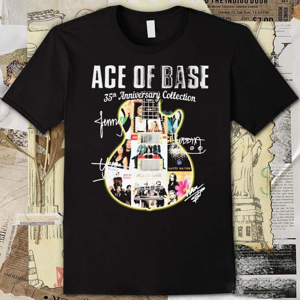 

Ace Of Base 32th Anniversary Collection signatures t-shirt Unisex T-Shirt S