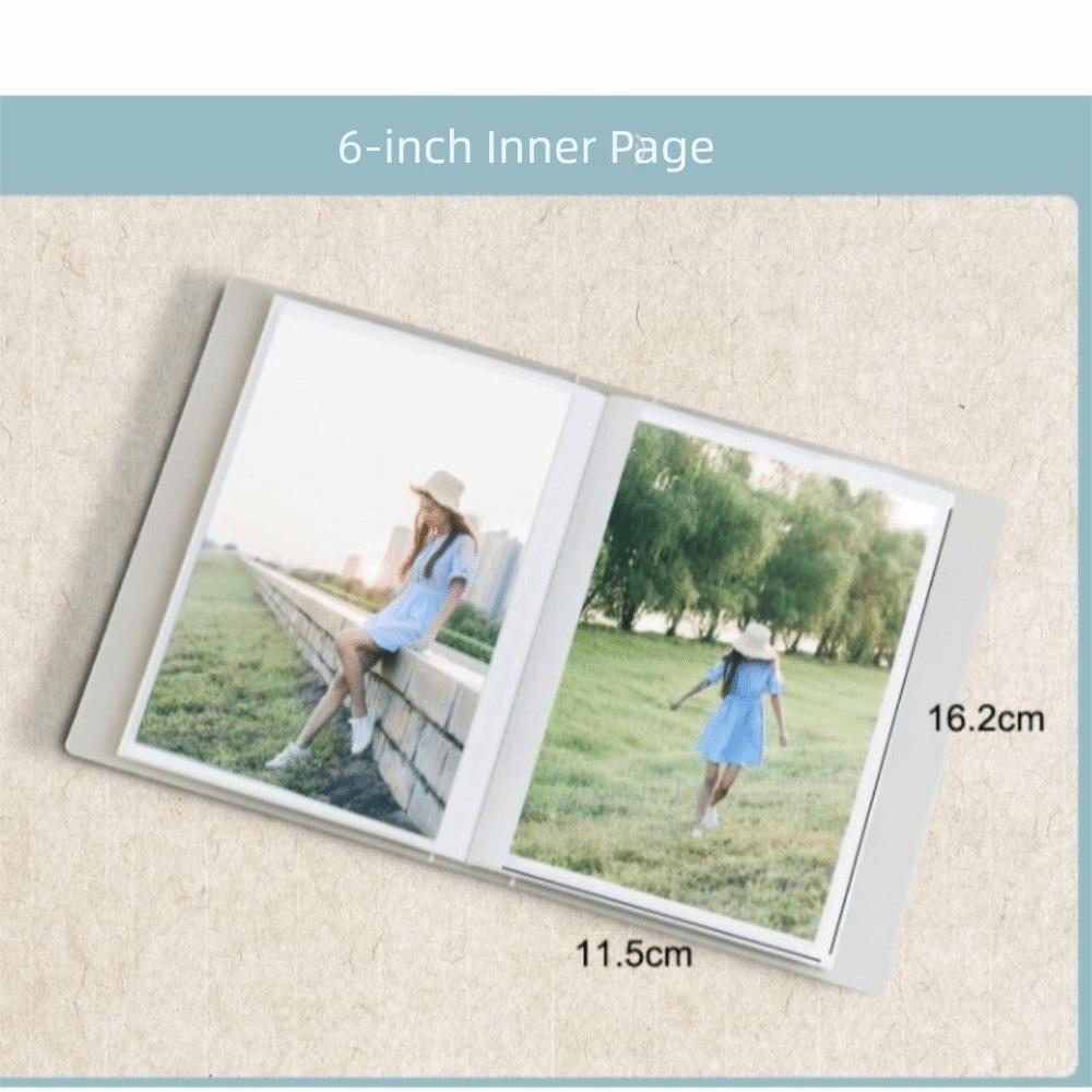 6 Inch 100 Pockets Photo Album Laminated Slip-in Picture Albums Scrapbook Album  Photo Collection