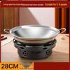 Portable Windproof Alcohol Stove Mini Hotpot