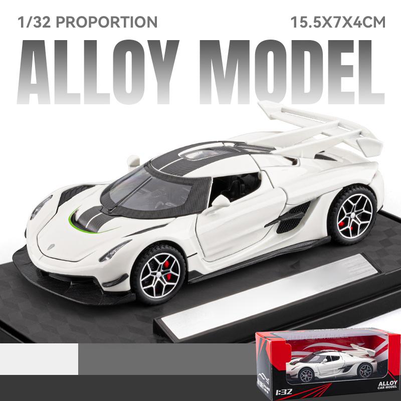 1:32 Jesko Super Sports Car Alloy Metal Diecast Model Car Holiday Present For Hobby Collectors Home Computer Desktop Decorations